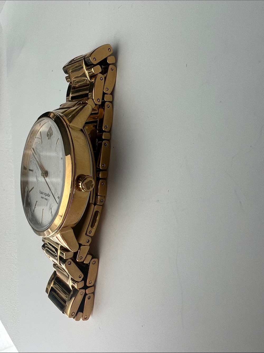 NEW Kate Spade New York Gold Bracelet Watch in Gold & White - Picture 5 of 5